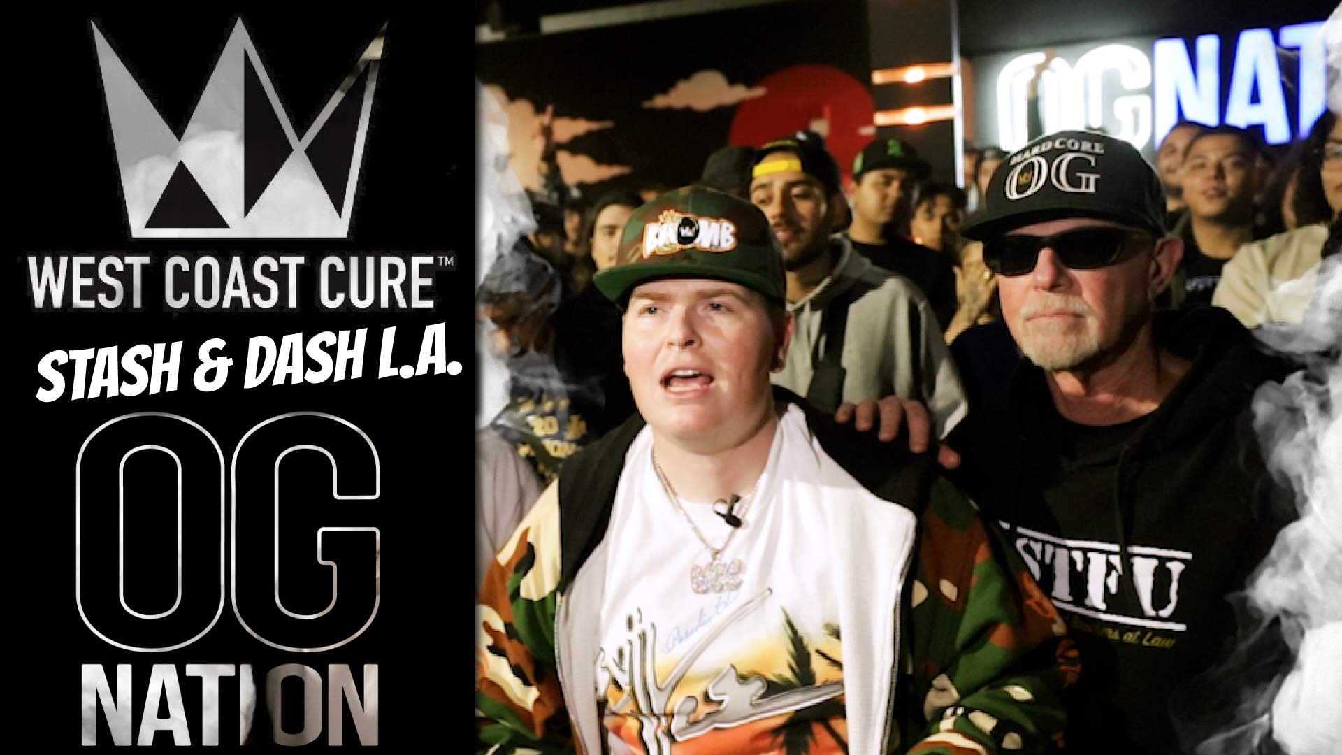 West Coast Cure Stash & Dash event at OG Nation! 🎉🔥